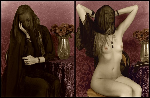 Mourning Portrait, II Artistic Nude Artwork by Photographer Michael J Berkowitz
