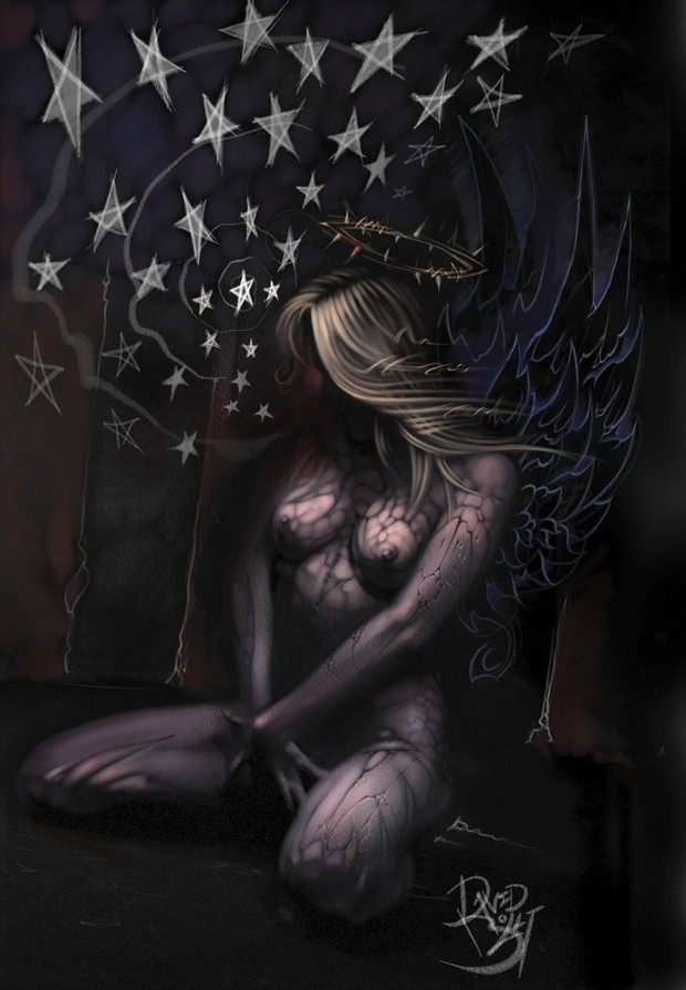 Mourning Song Artistic Nude Artwork by Artist David Bollt