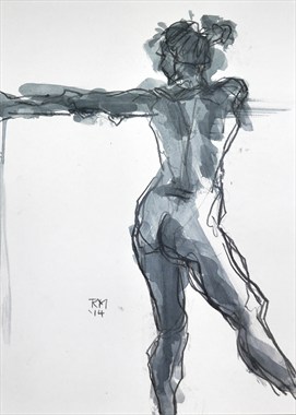 Move On Up Artistic Nude Artwork by Artist Rob MacGillivray
