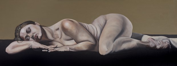 Ms. Lillias No. 4  Artistic Nude Artwork by Artist Chuck Miller