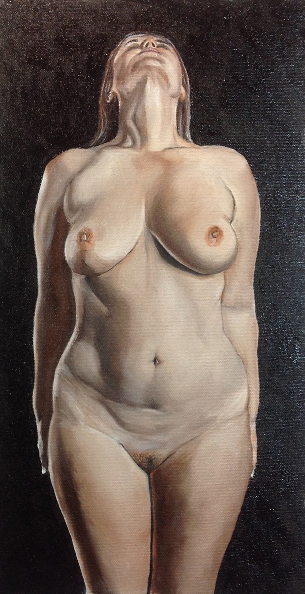 Ms. Lillias No.13 Artistic Nude Artwork by Artist Chuck Miller