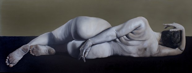 Ms. Lillias No.3 Artistic Nude Artwork by Artist Chuck Miller