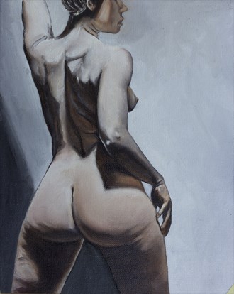Ms. Rebecca No.1 Artistic Nude Artwork by Artist Chuck Miller
