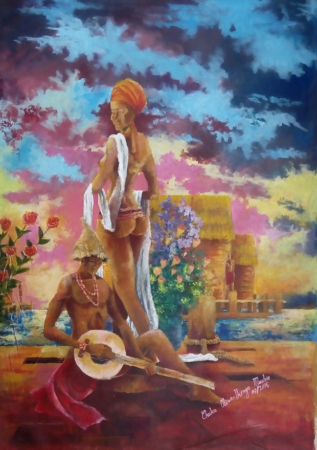 Mutual attraction 2 Artistic Nude Artwork by Artist Ikenga