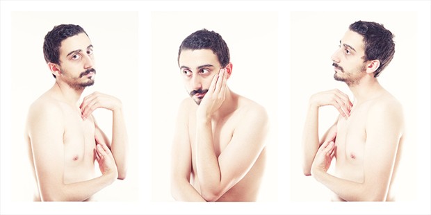 My friend Panda in three different poses Candid Photo by Photographer DrWatson