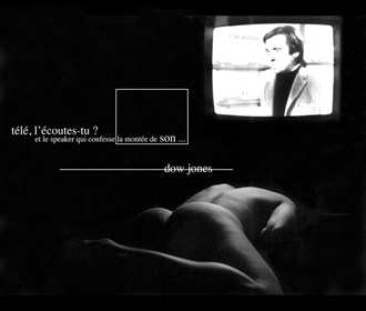 NU FRONT OF TV Artistic Nude Photo by Photographer Jean Claude BERTRAND