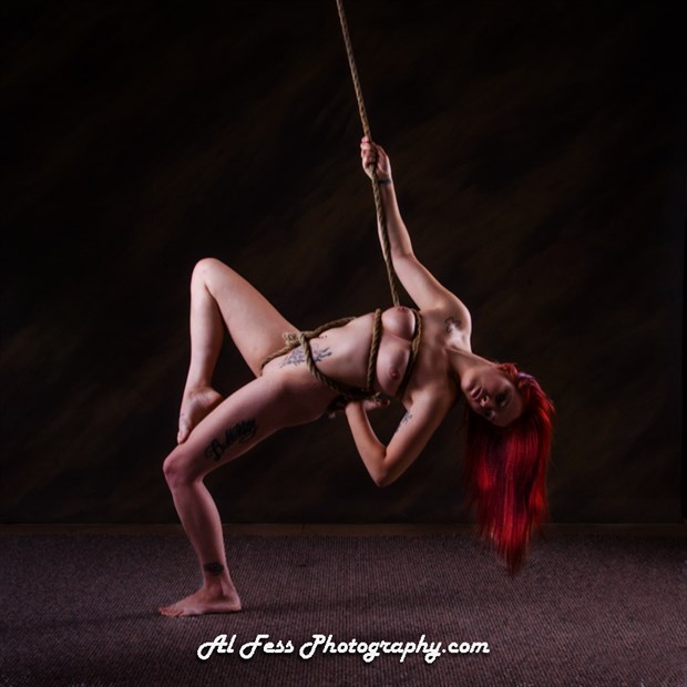 Naked with Rope Artistic Nude Photo by Model Margaret