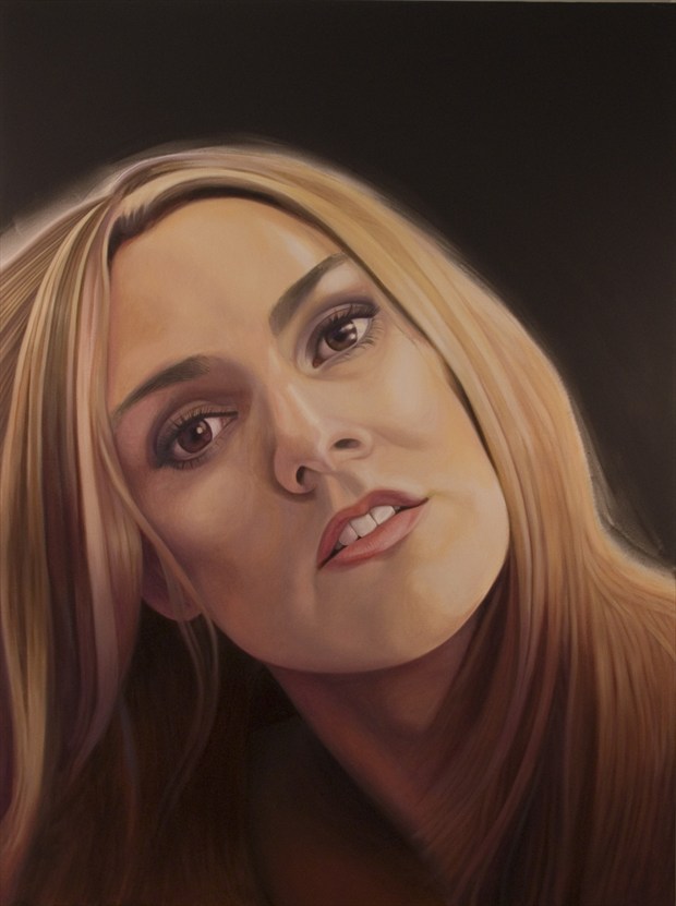 Natalie Portrait Artwork by Artist Brett Moffatt