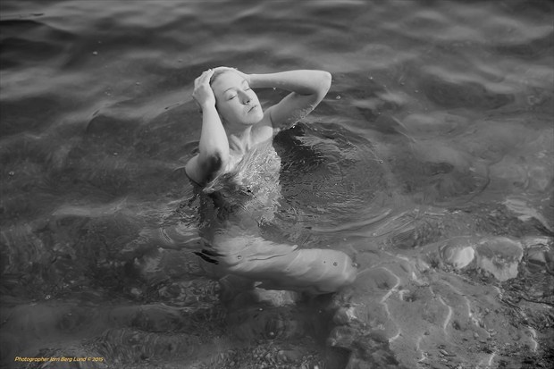 Nature Bathing  Artistic Nude Artwork by Model Deeza Lind