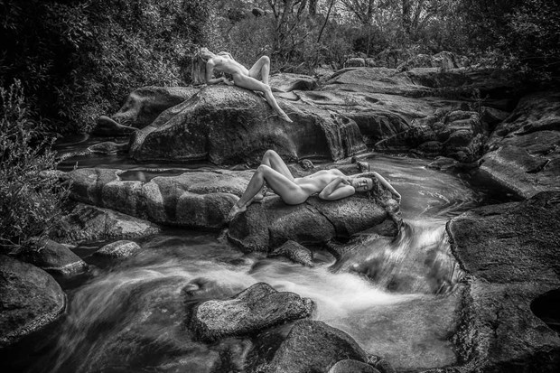 Neave and Loz   Cascades Artistic Nude Photo by Photographer Keith Persall