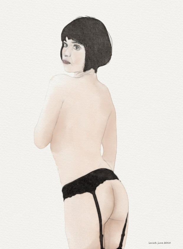 Nice figure Artistic Nude Artwork by Artist ianwh