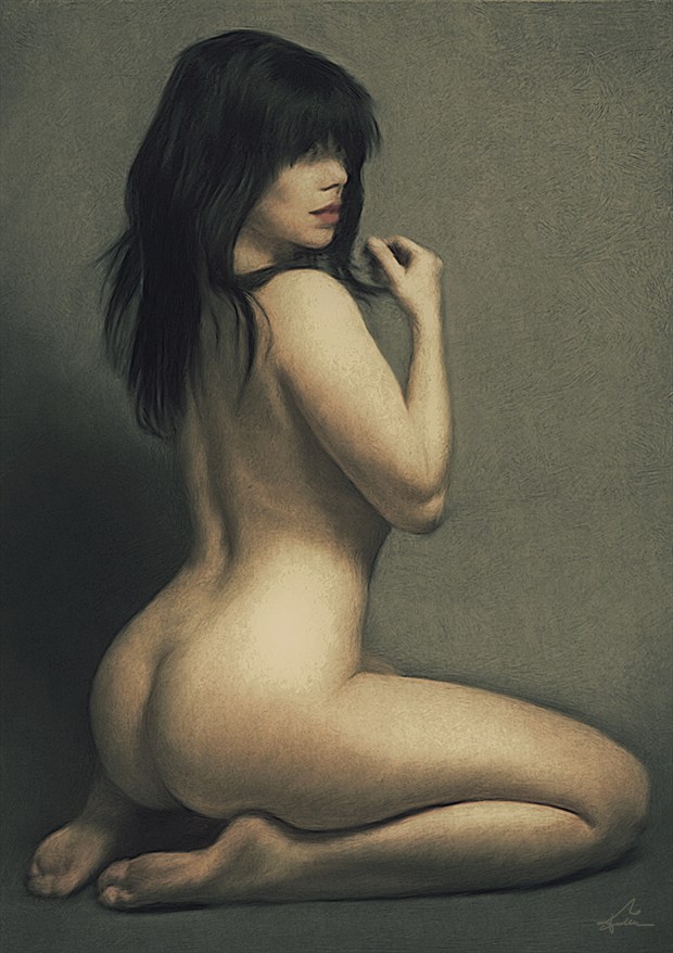 Nicole Artistic Nude Artwork by Artist Van Evan Fuller