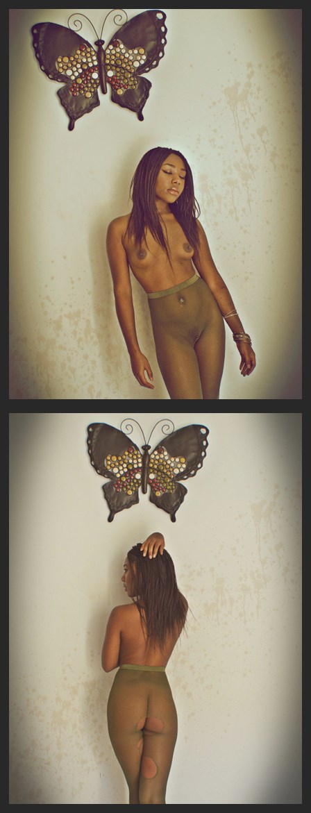  Butterfly Artistic Nude Photo by Photographer Stephen Neil Gill