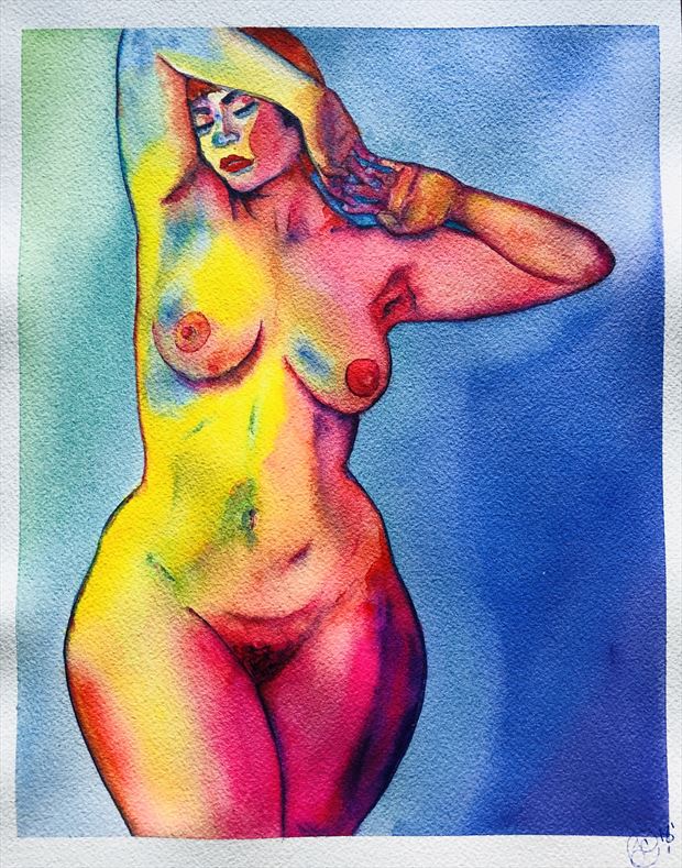 Nude No. 7 Artistic Nude Artwork by Artist jennchurch