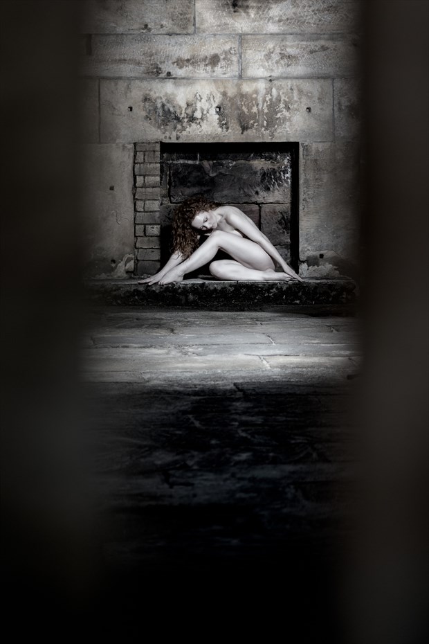 Nude in Fireplace Artistic Nude Photo by Photographer Stephen Wong