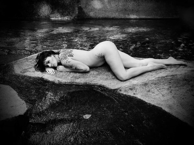 Nude on rocks Artistic Nude Artwork by Model Isabelvinson