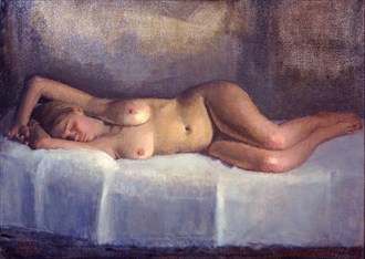 Odalisque Artistic Nude Artwork by Artist Nicolas Granger Taylor