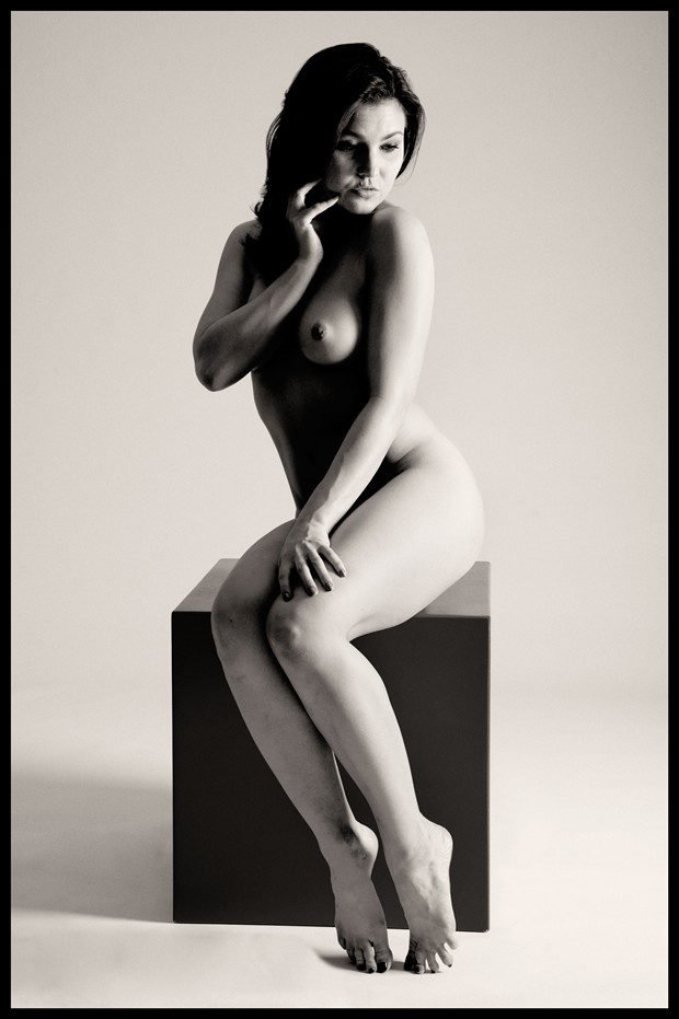 On the Box Artistic Nude Photo by Photographer George Mann