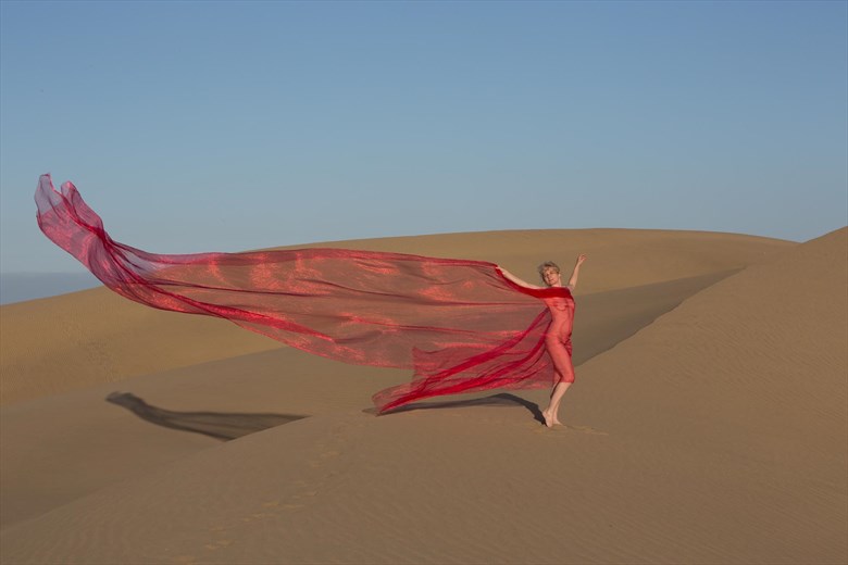On the Dunes of Maspalomas  Artistic Nude Photo by Model Darkmoon artist