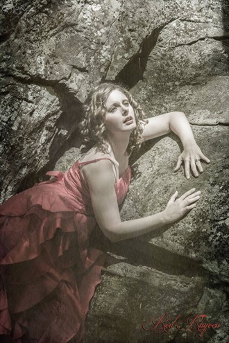 On the Rocks... Nature Artwork by Model Babydoll Beth