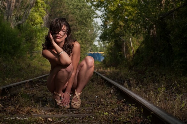 On the Tracks with Kim 21 Artistic Nude Photo by Photographer Bold Daniel