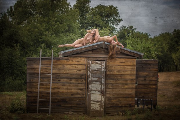 On the roof Artistic Nude Photo by Model FallenEcho