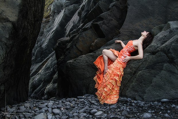 Orange Dress. Nature Photo by Photographer Kestrel