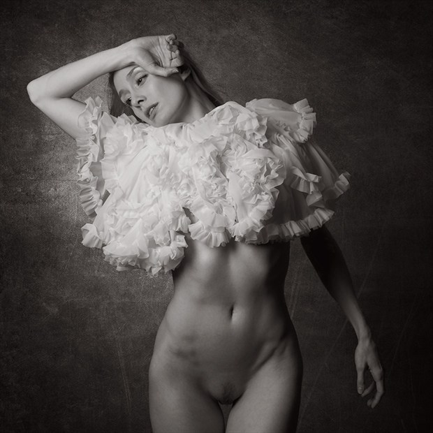 Ornately Collared Artistic Nude Photo by Photographer Mick Waghorne