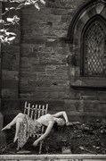 Outside a church in Brooklyn NY Artistic Nude Photo by Photographer Risen Phoenix