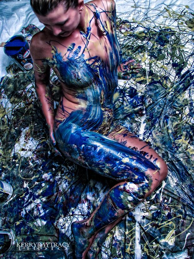 POLLOCK ONE Artistic Nude Artwork by Photographer KerryRayTracy