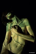 Paint with Light Artistic Nude Artwork by Model Aristodeme