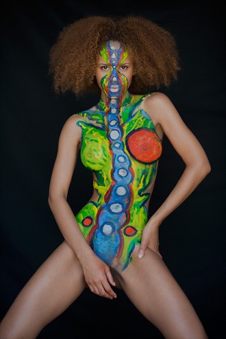 Painter: Renate Widmann Artistic Nude Photo by Photographer Eric Ceccarini