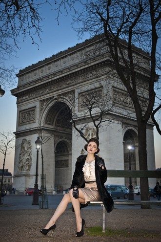 Paris Winter Fashion Photo by Photographer Olle