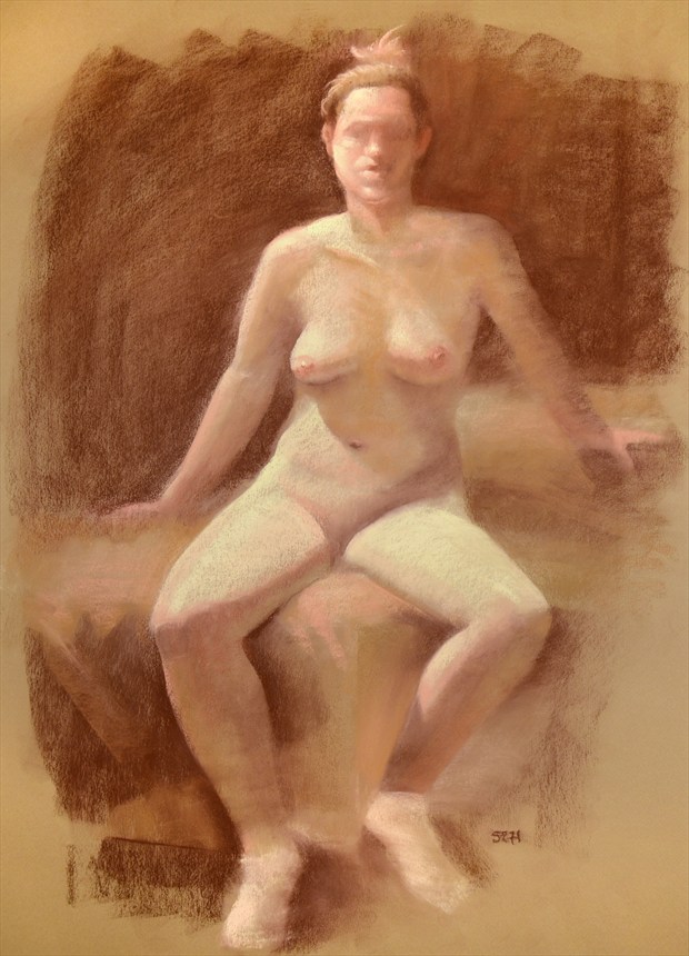 Pastel %234 Painting or Drawing Artwork by Artist FrontStreetFigureDrawing