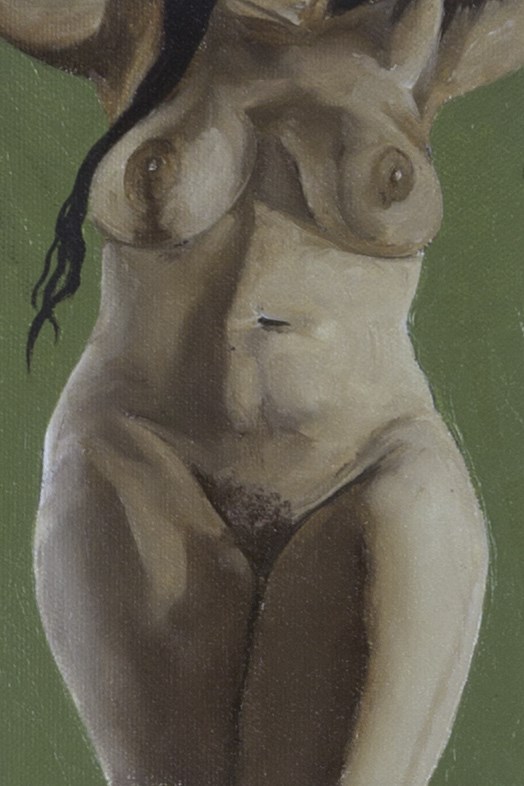 Pearl Drops Barbados Pearl No.10 Artistic Nude Artwork by Artist Chuck Miller