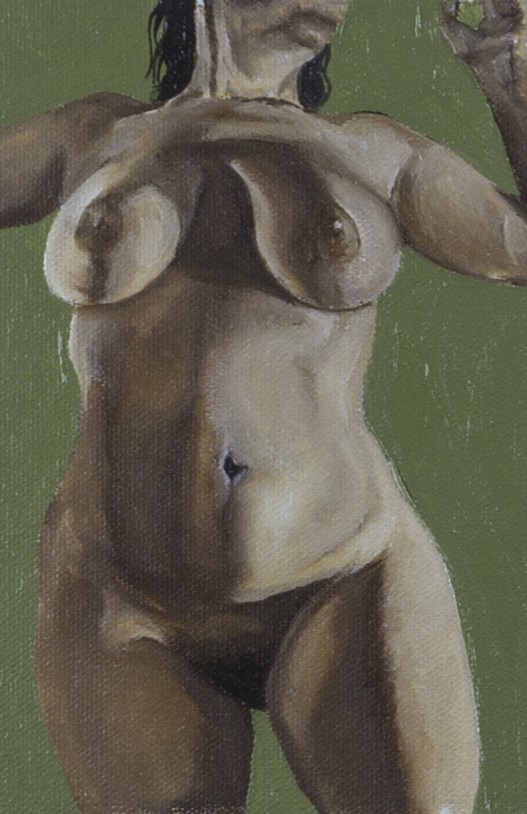 Pearl Drops Barbados Pearl No.13 Artistic Nude Artwork by Artist Chuck Miller