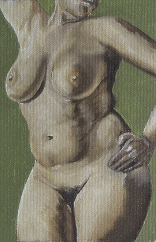 Pearl Drops Barbados Pearl No.3 Artistic Nude Artwork by Artist Chuck Miller