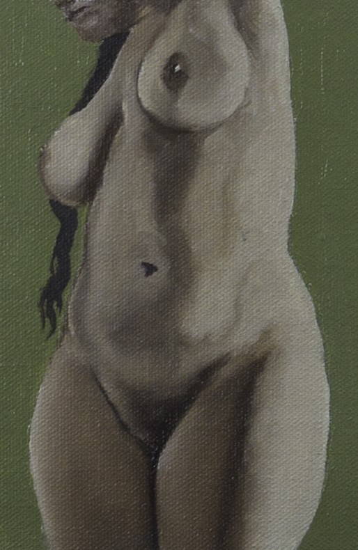 Pearl Drops Barbados Pearl No.7 Artistic Nude Artwork by Artist Chuck Miller