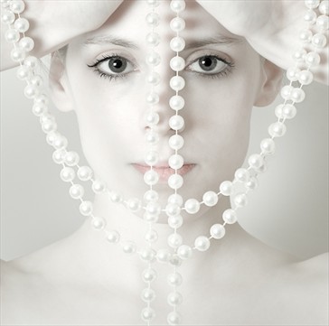 Pearls Expressive Portrait Photo by Photographer Tim Pile