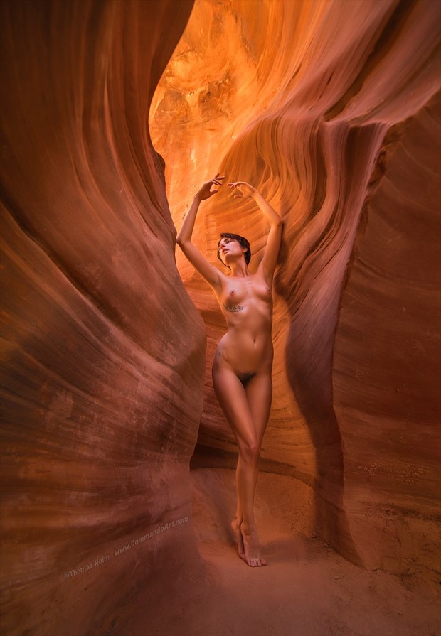 Peek a boo Siren Artistic Nude Photo by Photographer CommandoArt