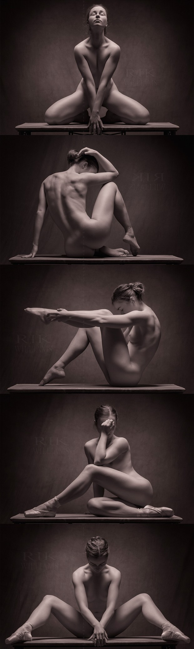 Penny my Ballerina  Artistic Nude Photo by Photographer Rik Williams 