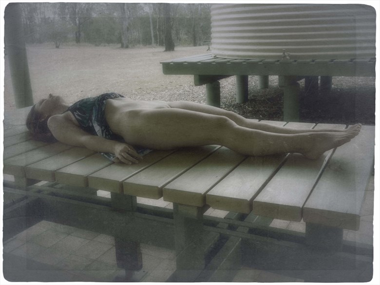 Picnic Table Exsposure  1 Artistic Nude Photo by Photographer dvan