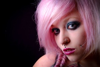 Pink Alternative Model Photo by Photographer Kev