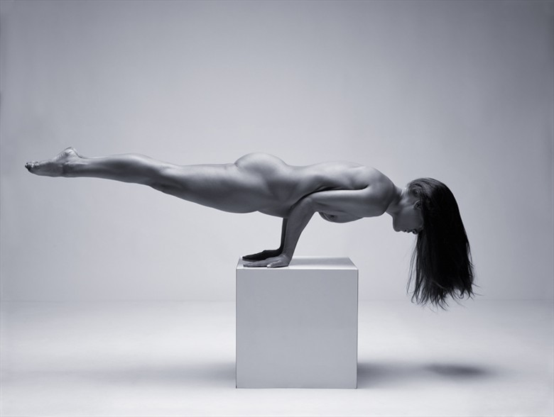Plank Artistic Nude Artwork by Model Ceara Blu