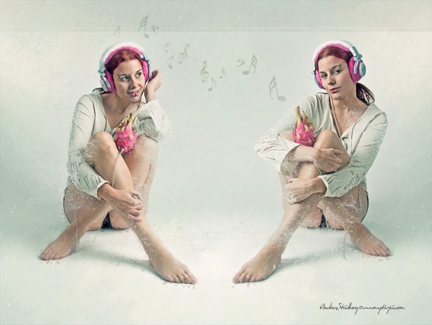Plugged in Surreal Photo by Model Moijra