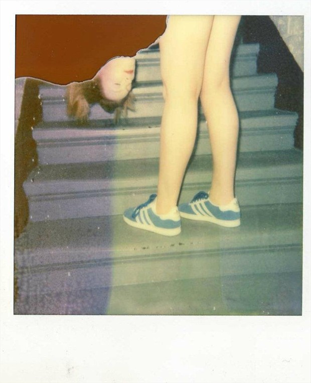 Polaroid Experimental Photo by Model Dee Frances
