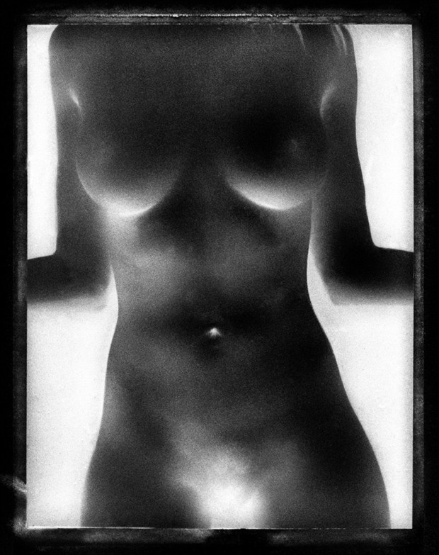 Polaroid Negative of Nude Artistic Nude Photo by Photographer RayRapkerg