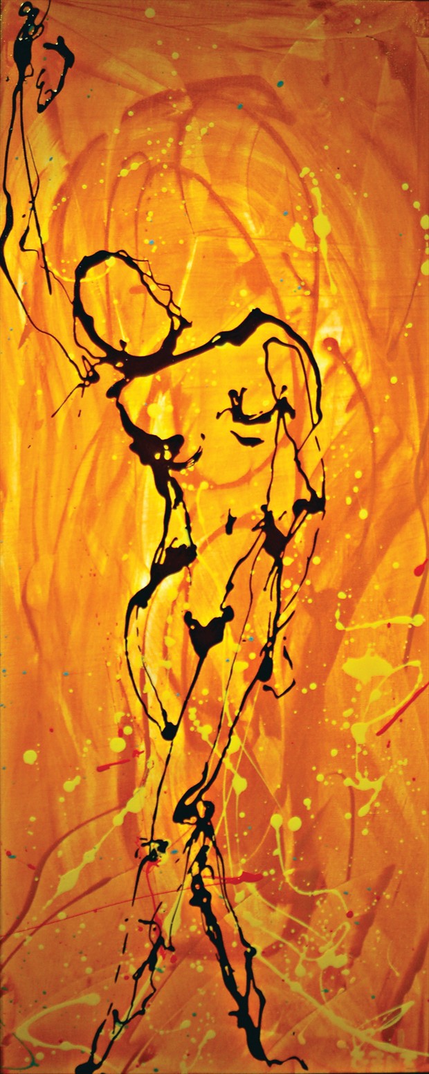 Ponder Artistic Nude Artwork by Artist artistGENE