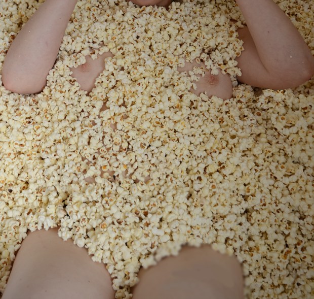 Popcorn Bath Artistic Nude Photo by Photographer Bent Photosmith