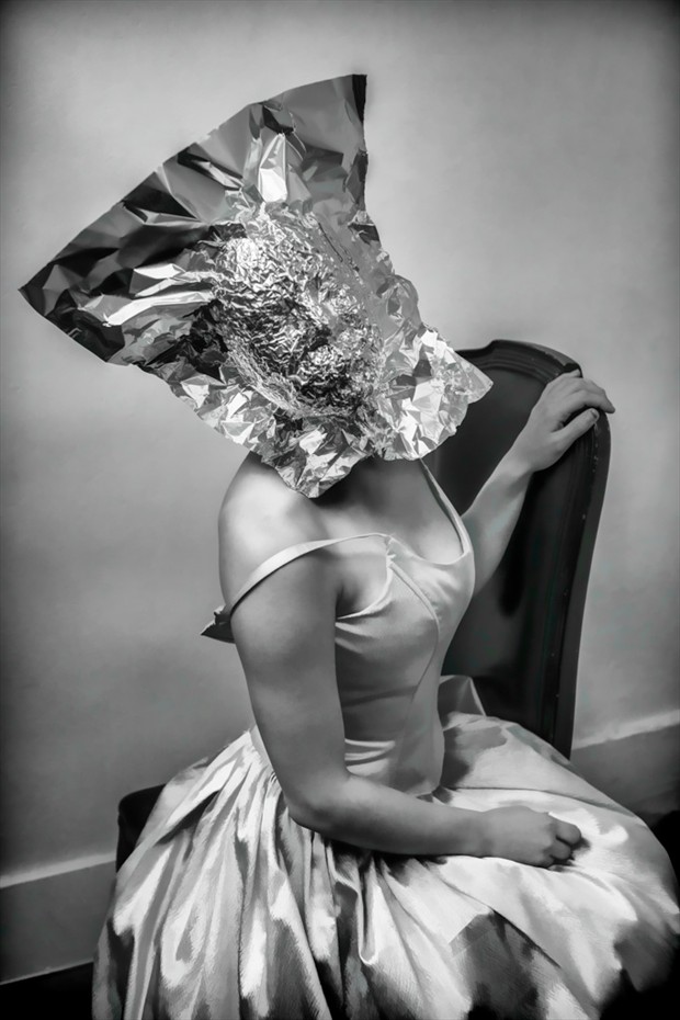 Portrait of a Woman in a Mask Surreal Photo by Photographer nonuniform